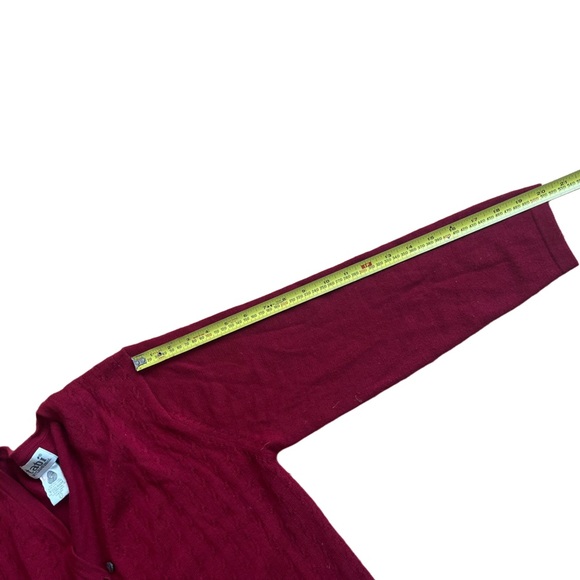 Tabi International cottagecore wool cable knit grandma preppy cardigan small - Picture 9 of 9